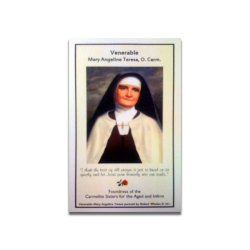 Ven. Mother Angeline Teresa Prayer Card