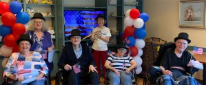 Residents dress up as Lincoln as the Carmelites celebrate the 250th Anniversary of America.