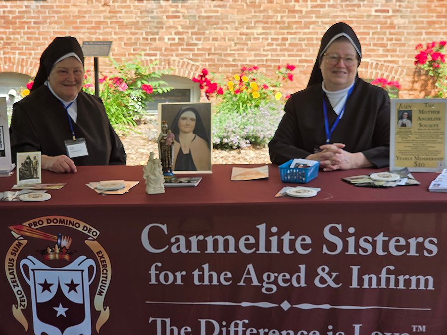 Carmelite Sisters attend the Saints of America