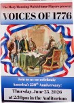 Mary Manning Walsh Home flyer for their Fourth of July Celebration.